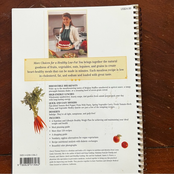 3 for $15: More Choices for a Healthy Low-Fat You Spiral Paperback - Picture 2 of 4